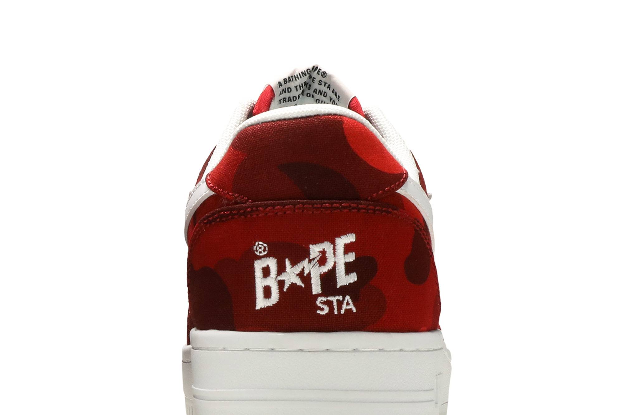 Sizing BAPE Bapesta M2 Low 'Camo Merah' 1H20191014