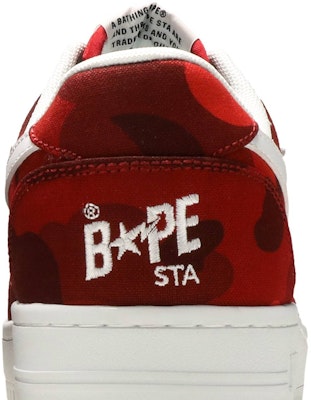 BAPE Bapesta M2 Low 'Camo Merah' 1H20191014 Sizing BAPE Bapesta M2 Low 'Camo Merah' 1H20191014