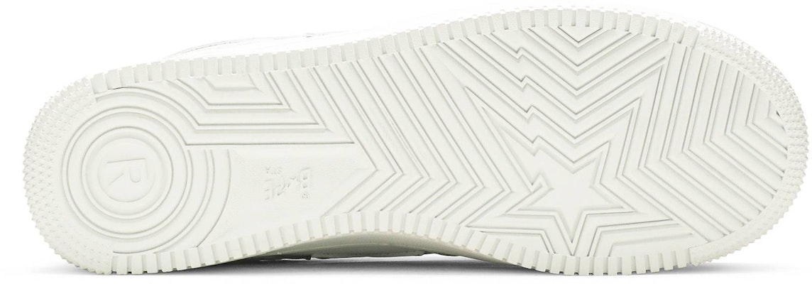 BAPE Bapesta M2 低帮 '纯白色' IC70191016 Shop BAPE Bapesta M2 低帮 '纯白色' IC70191016