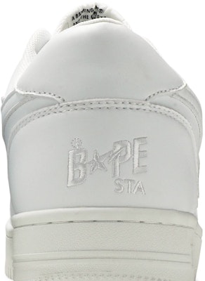 BAPE Bapesta M2 低帮 '纯白色' IC70191016 Sizing BAPE Bapesta M2 低帮 '纯白色' IC70191016