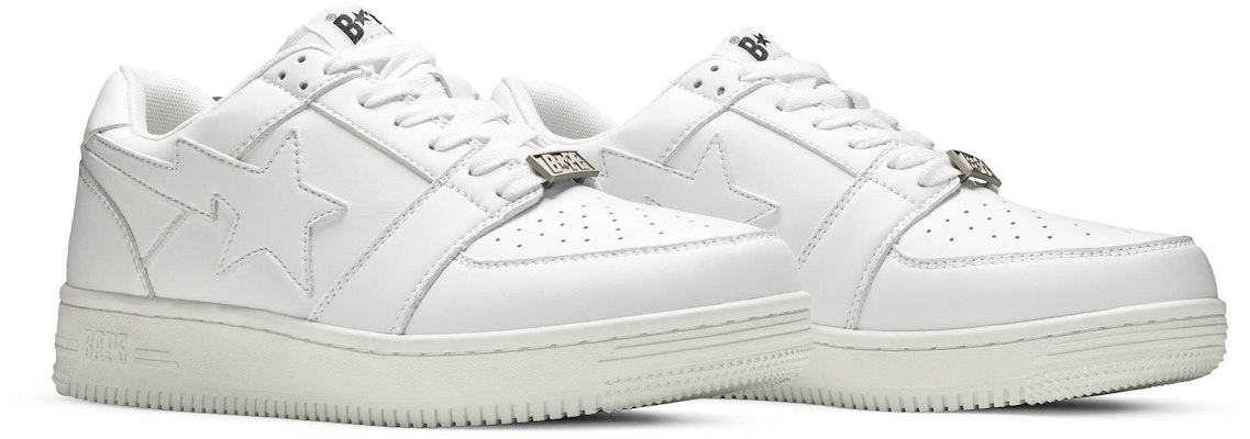 BAPE Bapesta M2 低帮 '纯白色' IC70191016 Cheap BAPE Bapesta M2 低帮 '纯白色' IC70191016