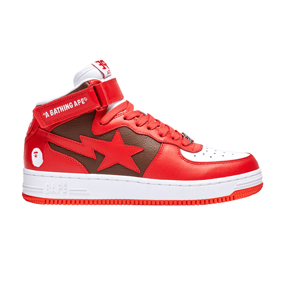 Buy BAPE Bapesta Mid #2 'Merah' 1I20191010-RED