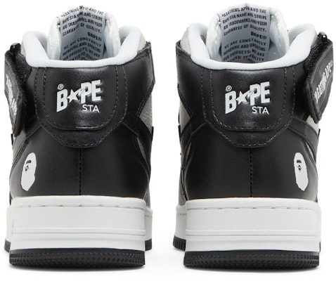 베이프 베이프스타 미드 '블랙' (Bape Bapesta Mid 'Black') 1I20191010-BLK Details for 베이프 베이프스타 미드 '블랙' (Bape Bapesta Mid 'Black') 1I20191010-BLK