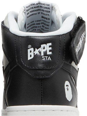베이프 베이프스타 미드 '블랙' (Bape Bapesta Mid 'Black') 1I20191010-BLK Sizing 베이프 베이프스타 미드 '블랙' (Bape Bapesta Mid 'Black') 1I20191010-BLK
