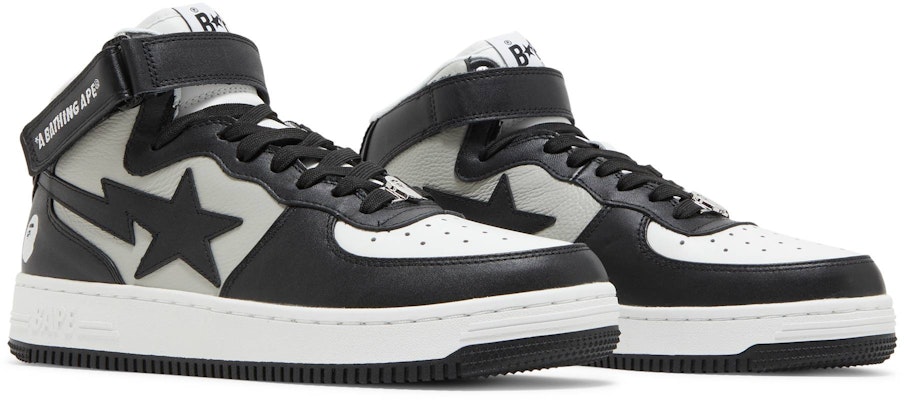 베이프 베이프스타 미드 '블랙' (Bape Bapesta Mid 'Black') 1I20191010-BLK Cheap 베이프 베이프스타 미드 '블랙' (Bape Bapesta Mid 'Black') 1I20191010-BLK