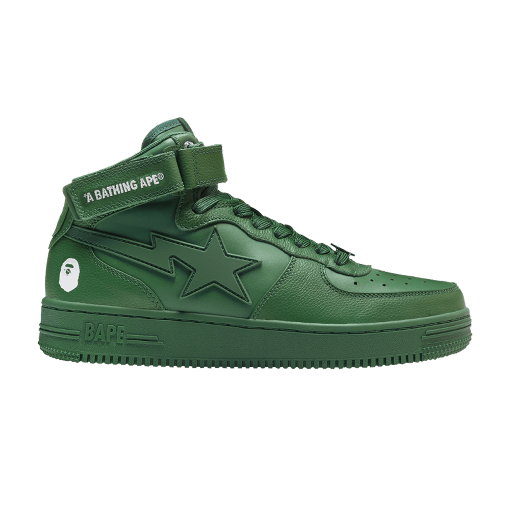 BAPE Bapesta Mid 'Green' 1H70191003‑GRN - 1H70191003-GRN - Novelship