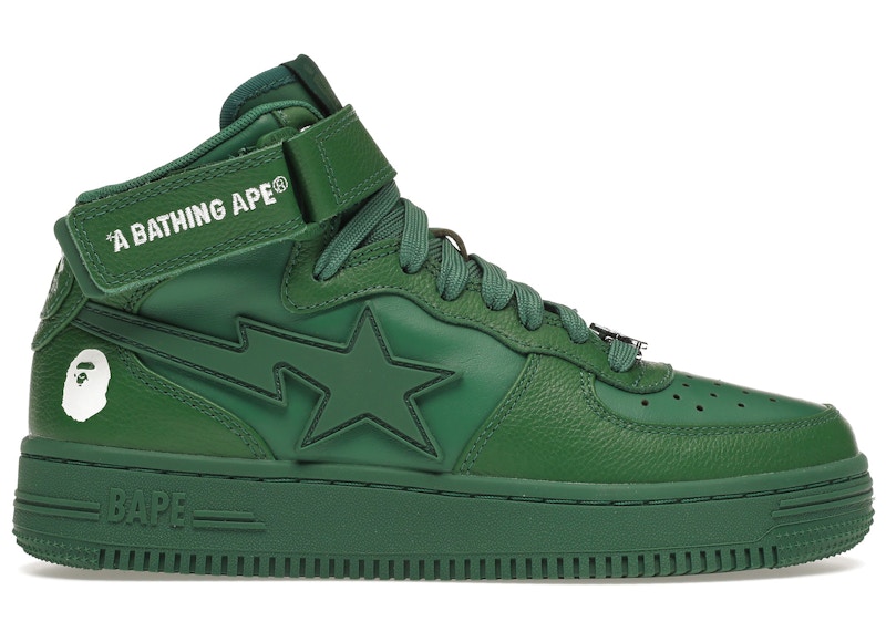 BAPE Bapesta Mid 'Green' 1H70191003-GRN