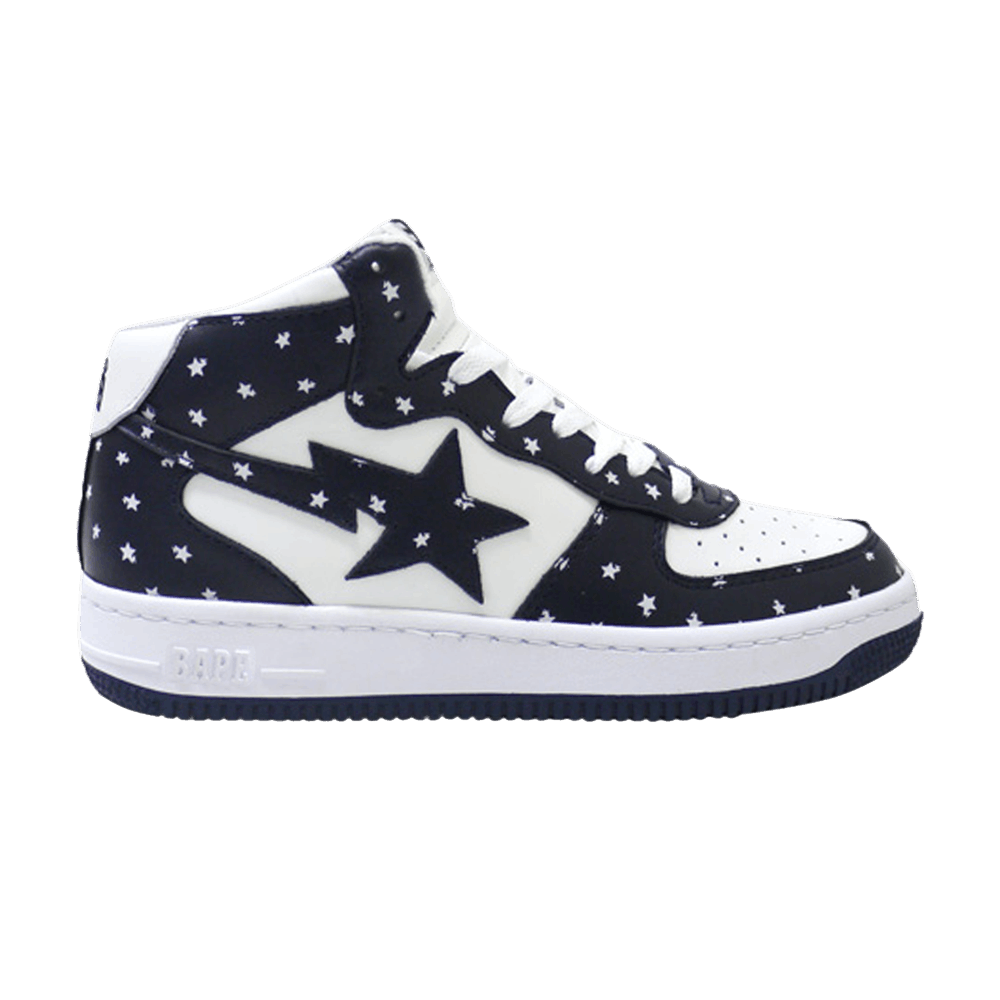 Buy ベイプスタ ミッド "ネイビー スターズ" (BAPE STA MID "ネイビー スターズ") 1980191002-NVY