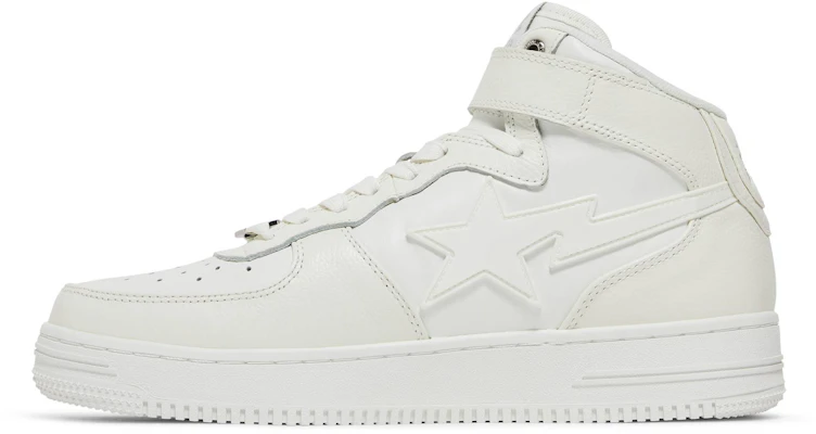BAPE Bapesta Mid 'Putih' Sneakers 1H70191003-WHT Lookbook BAPE Bapesta Mid 'Putih' Sneakers 1H70191003-WHT