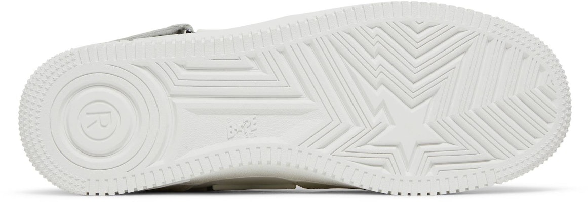 BAPE Bapesta Mid 'Putih' Sneakers 1H70191003-WHT Shop BAPE Bapesta Mid 'Putih' Sneakers 1H70191003-WHT