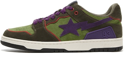 BAPE Bapesta Sk8 'Green Dark Purple' 1G70191029 BAPE Bapesta Sk8 'Green Dark Purple' 1G70191029