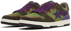 Lookbook BAPE Bapesta Sk8 'Hijau Ungu Gelap' 1G70191029