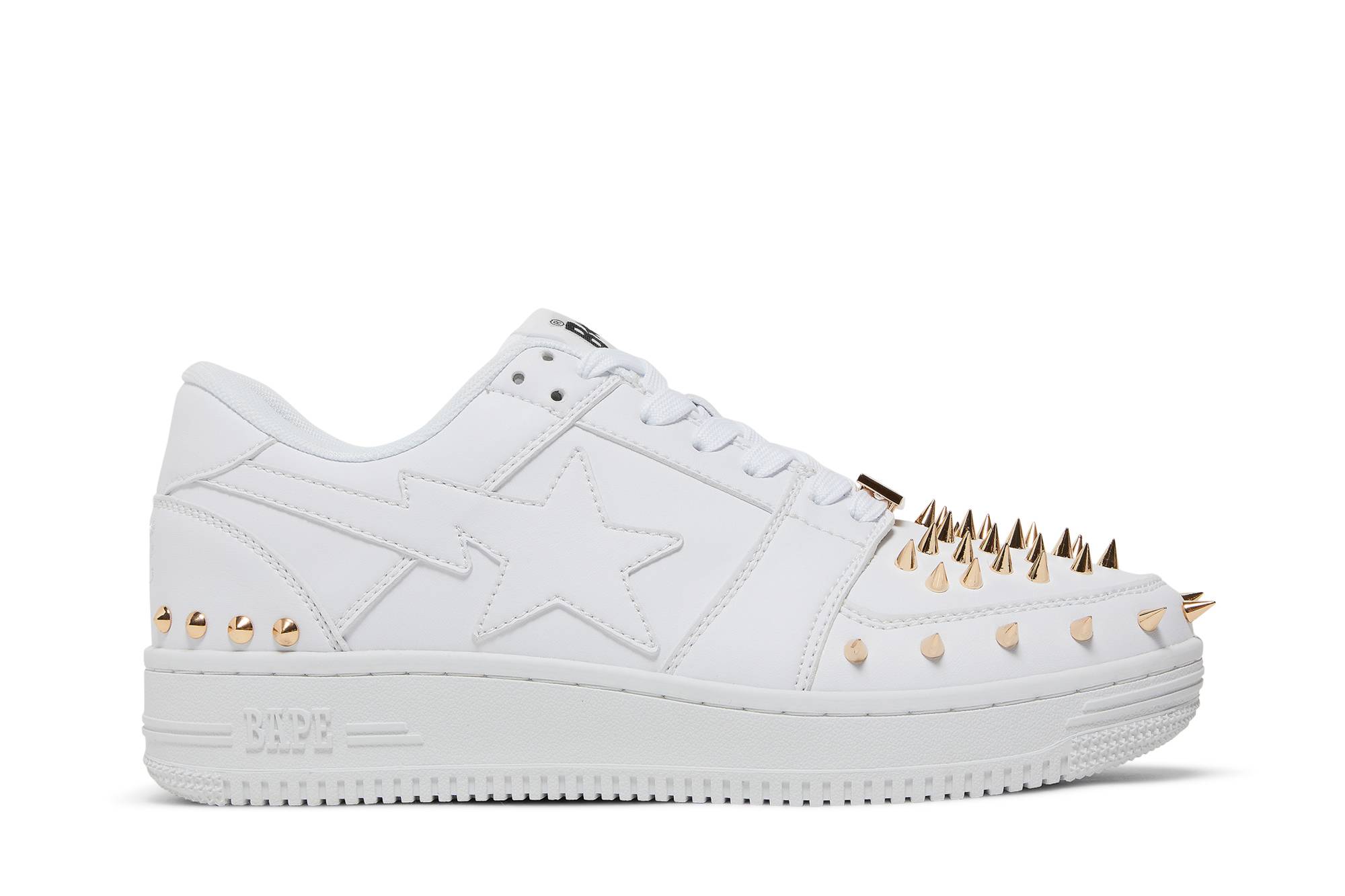 Buy BAPE Bapesta Tachonado 'Blanco' 1H20191020-WHT