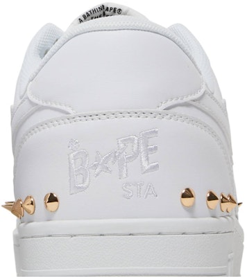 BAPE Bapesta Studded 'Putih' 1H20191020-WHT Sizing BAPE Bapesta Studded 'Putih' 1H20191020-WHT