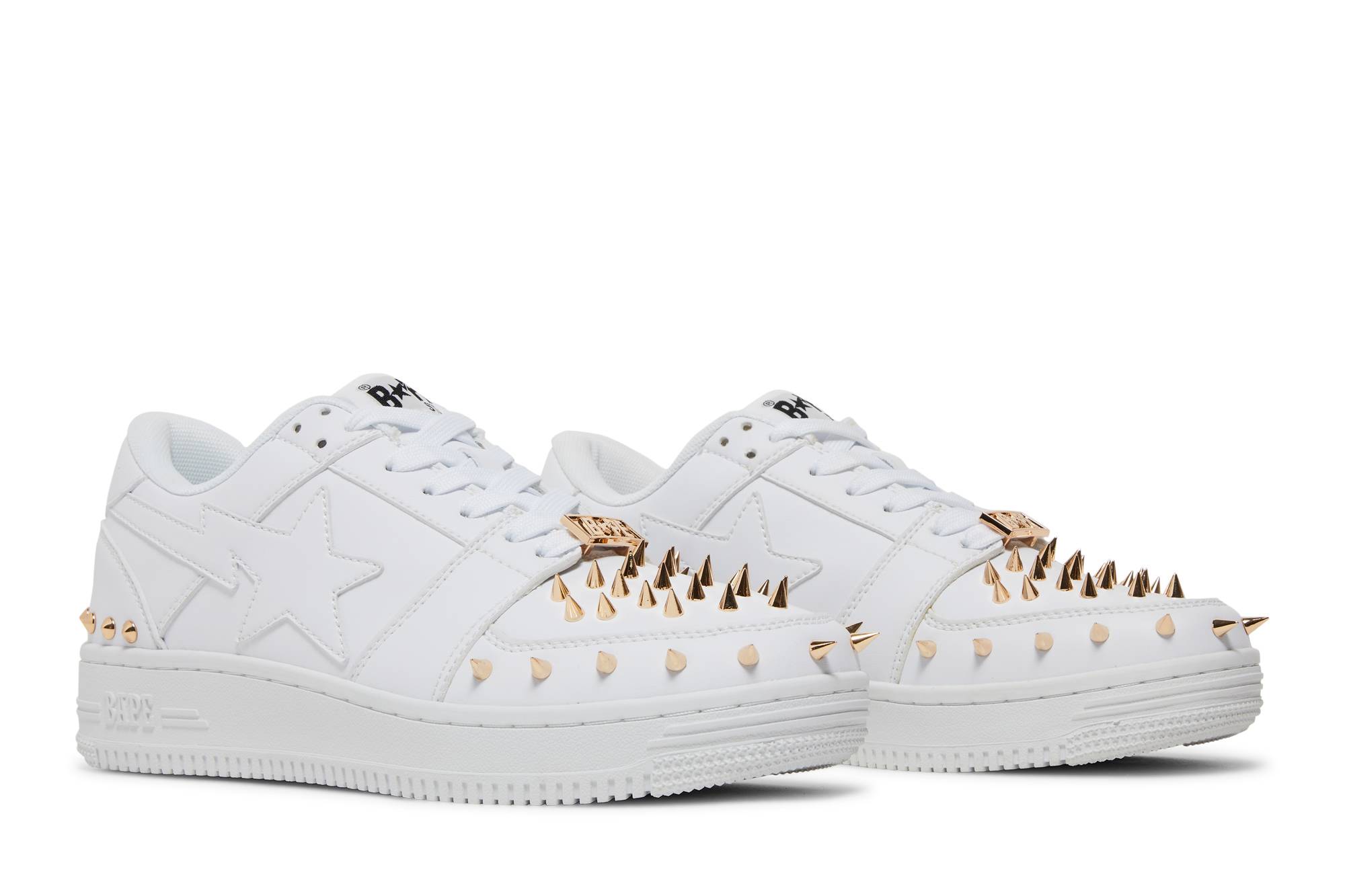 Cheap BAPE Bapesta Tachonado 'Blanco' 1H20191020-WHT