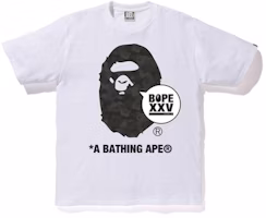 Bape Bapexclusive Aoyama XXV Ape Head Tee White Bape Bapexclusive Aoyama XXV Ape Head Tee White