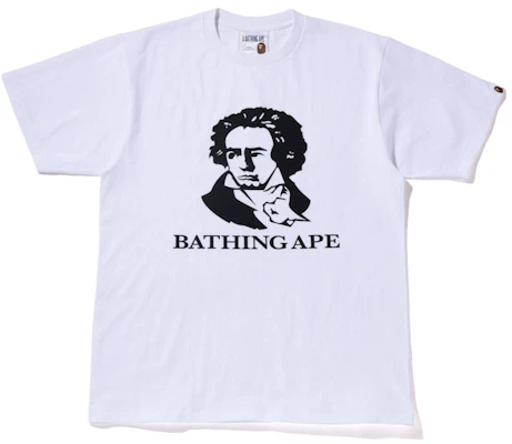 BAPE Beethoven Tee White Buy BAPE Beethoven Tee White