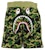 BAPE Big ABC Camo Shark Sweat Shorts Green