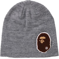 BAPE Big Ape Head Knit Cap 'Gray' (FW21) BAPE Big Ape Head Knit Cap 'Gray' (FW21)