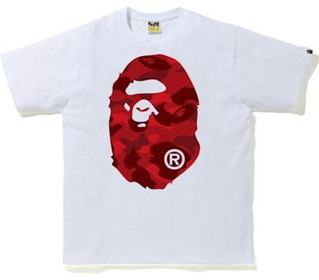 Bape Big Ape Head Tee White Buy Bape Big Ape Head Tee White