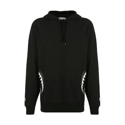 BAPE Black Camo Print Drawstring Hoodie Long Sleeve 1F70114004