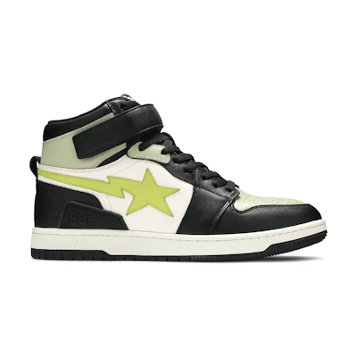 BAPE Block Sta High 'Black Lime'