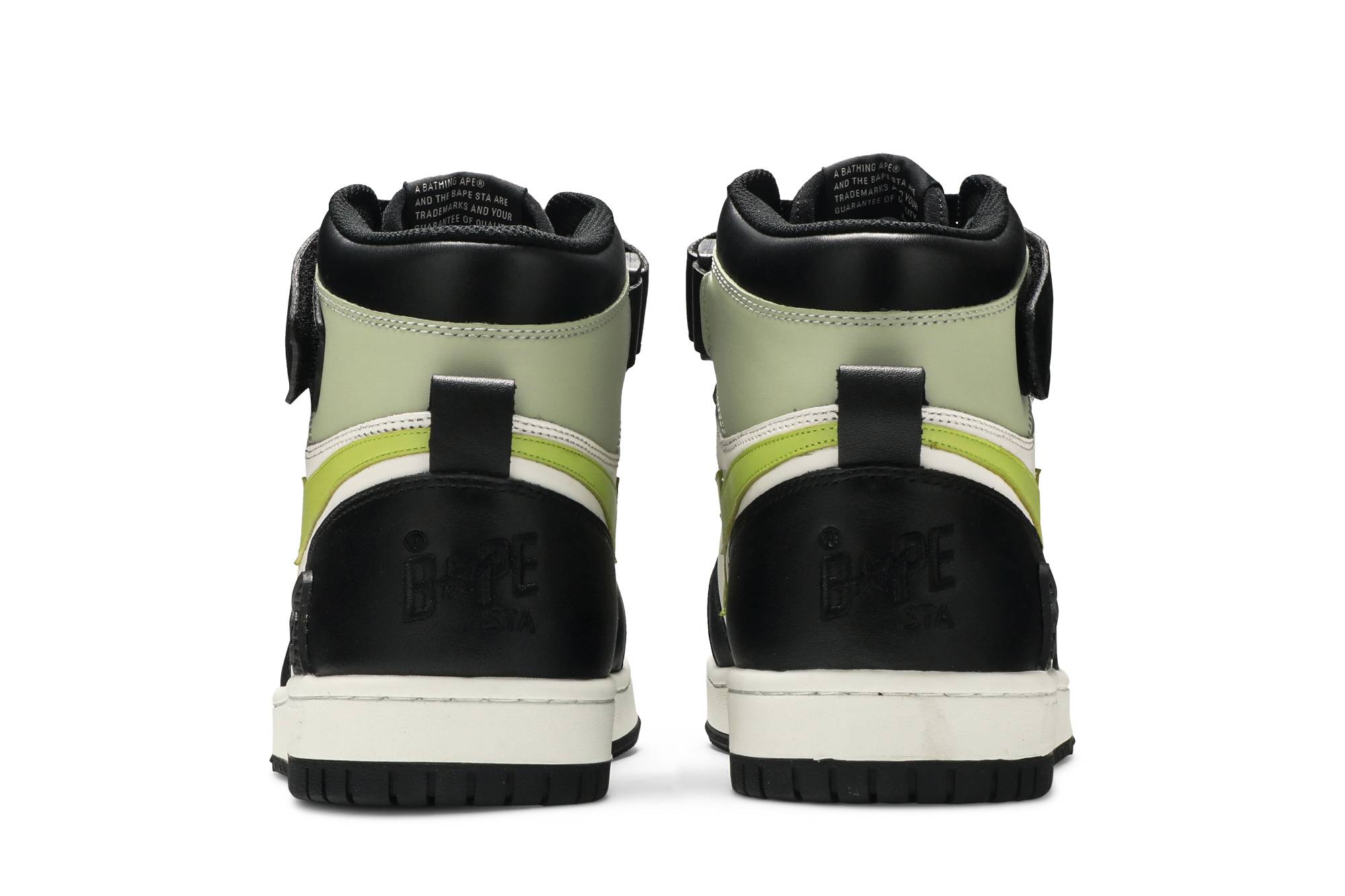 Details for BAPE Block Sta High 'Negro Lima' 001FWG701036X