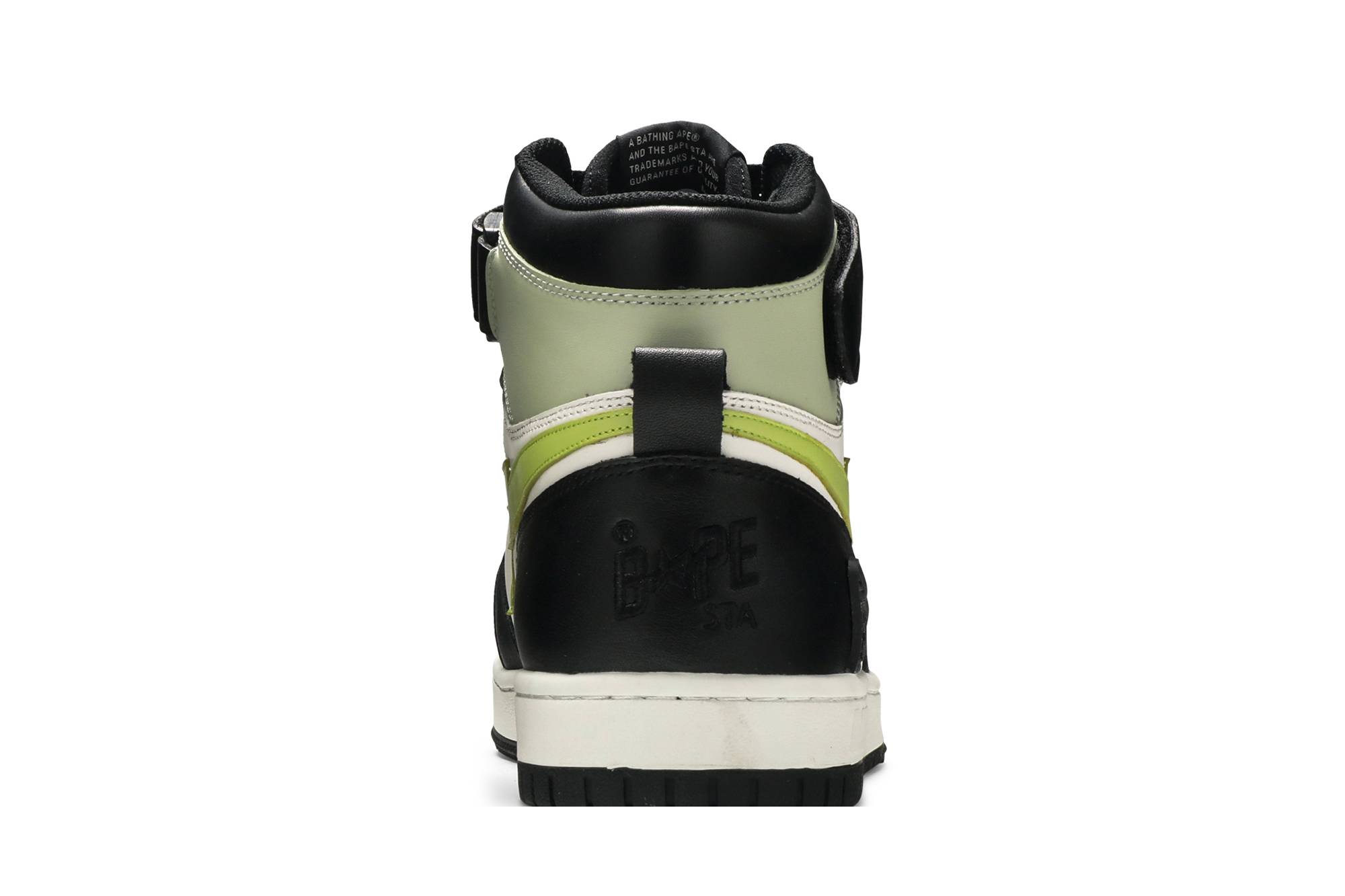 Sizing BAPE Block Sta High 'Negro Lima' 001FWG701036X
