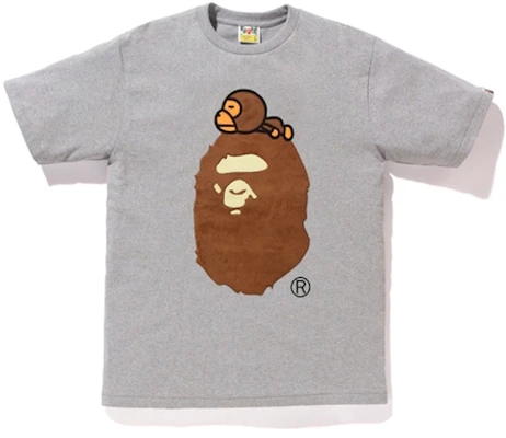 Bape Boa Milo On Big Ape Tee Grey Buy Bape Boa Milo On Big Ape Tee Grey
