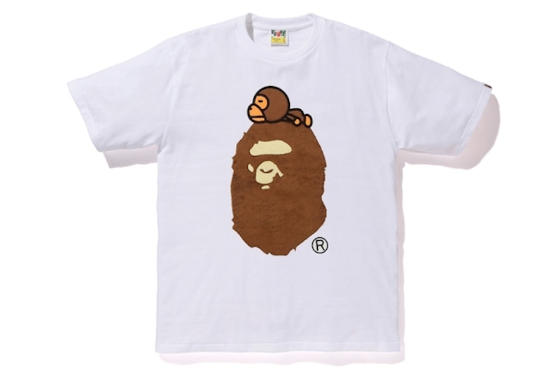 Bape Boa Milo On Big Ape Tee White