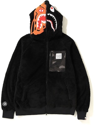 Bape Boa Tiger Shark Hoodie Jacket Black Buy Bape Boa Tiger Shark Hoodie Jacket Black