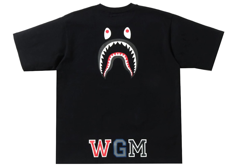 BAPE Busy Shark Relaxed Fit Heavy Weight Tee Black 圖 2