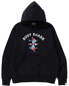Hoodie BAPE Busy Shark Relaxed Fit (SS22) Hitam Buy Hoodie BAPE Busy Shark Relaxed Fit (SS22) Hitam