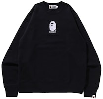 BAPE By Bathing Ape Embroidery Crewneck Black BAPE By Bathing Ape Embroidery Crewneck Black