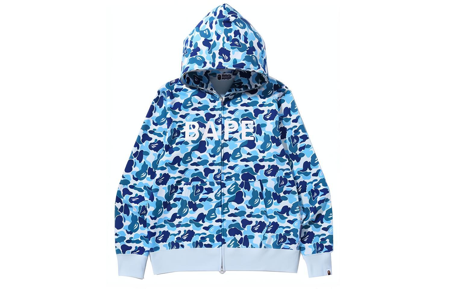 BAPE®︎ x XO 迷彩シャークフルジップパーカー (オレンジ) を購入