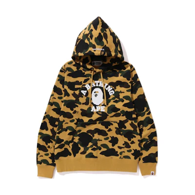 BAPE Camo Logo Print Hoodie Long Sleeve 1K30-114-005