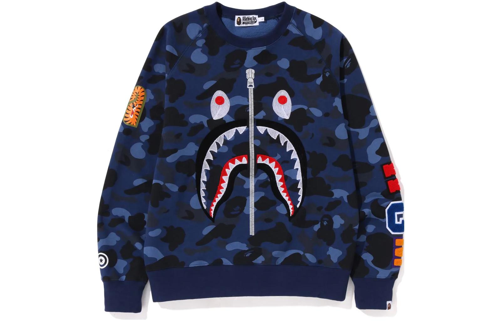 BAPE Camo Logo Print Pullover Hoodie 1J20-113-003