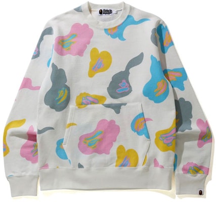 BAPE Camo Print Crewneck Sweatshirt. 1H30-113-016 Lookbook BAPE Camo Print Crewneck Sweatshirt. 1H30-113-016