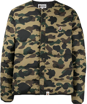 BAPE Camo Print Puffer Jacket 001LJH701001I Buy BAPE Camo Print Puffer Jacket 001LJH701001I