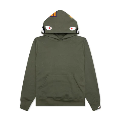 BAPE Camo Print Pullover Hoodie Olive Brown () 001PPK301004M