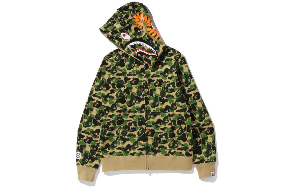 BAPE Camo Shark Full Zip Hoodie Unisex. 0ZXSWM115007K 圖 4
