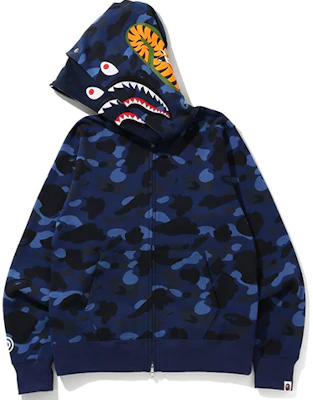 BAPE 迷彩鯊魚雙層連帽拉鍊外套 1G80-115-022 Lookbook BAPE 迷彩鯊魚雙層連帽拉鍊外套 1G80-115-022