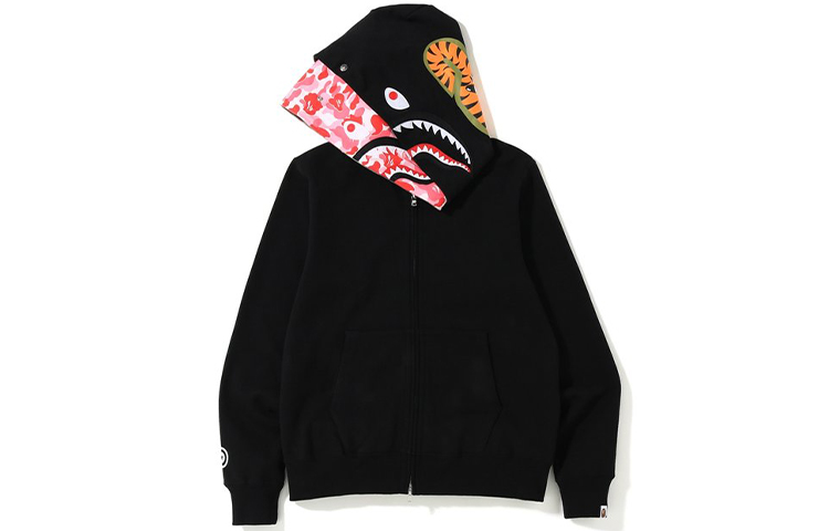 BAPE Camouflage Shark Full Zip Hoodie Unisex 1F70-115-010