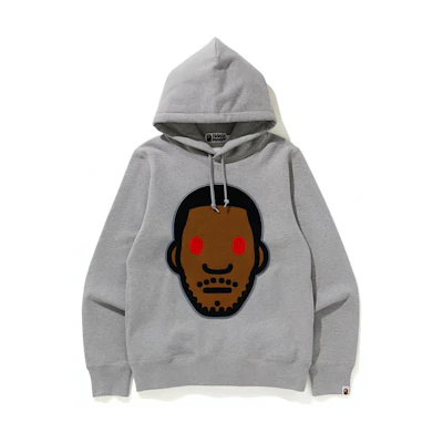 BAPE Cartoon Character Applique Fleece Hoodie 0ZXSWM114902F