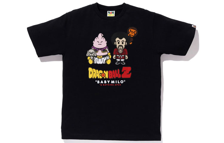 BAPE Cartoon Graphic Unisex Short Sleeve T-Shirt. 2I23-110-908