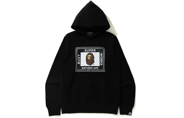 BAPE Cartoon Print Pullover Hoodie 1H20-114-010