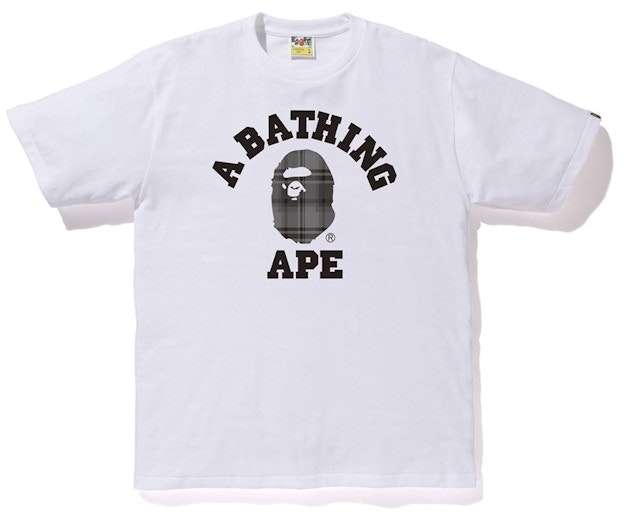 bape-check-college-tee-white-black
