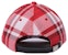 BAPE Check Gift Ape Head Cap Red
