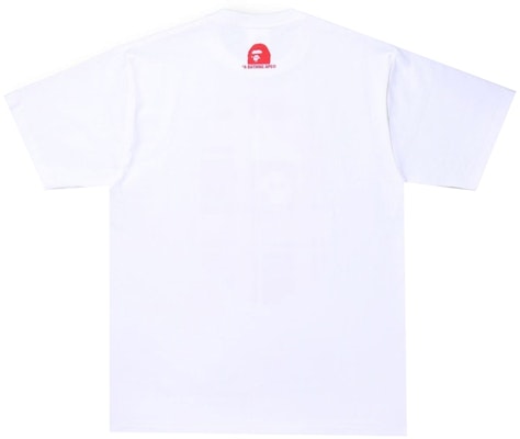 BAPE Check Gift Ape Head Tee White Order BAPE Check Gift Ape Head Tee White