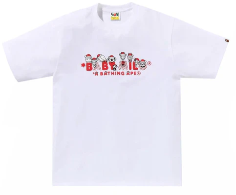 BAPE Natal Baby Milo Kemeja-T Putih Buy BAPE Natal Baby Milo Kemeja-T Putih